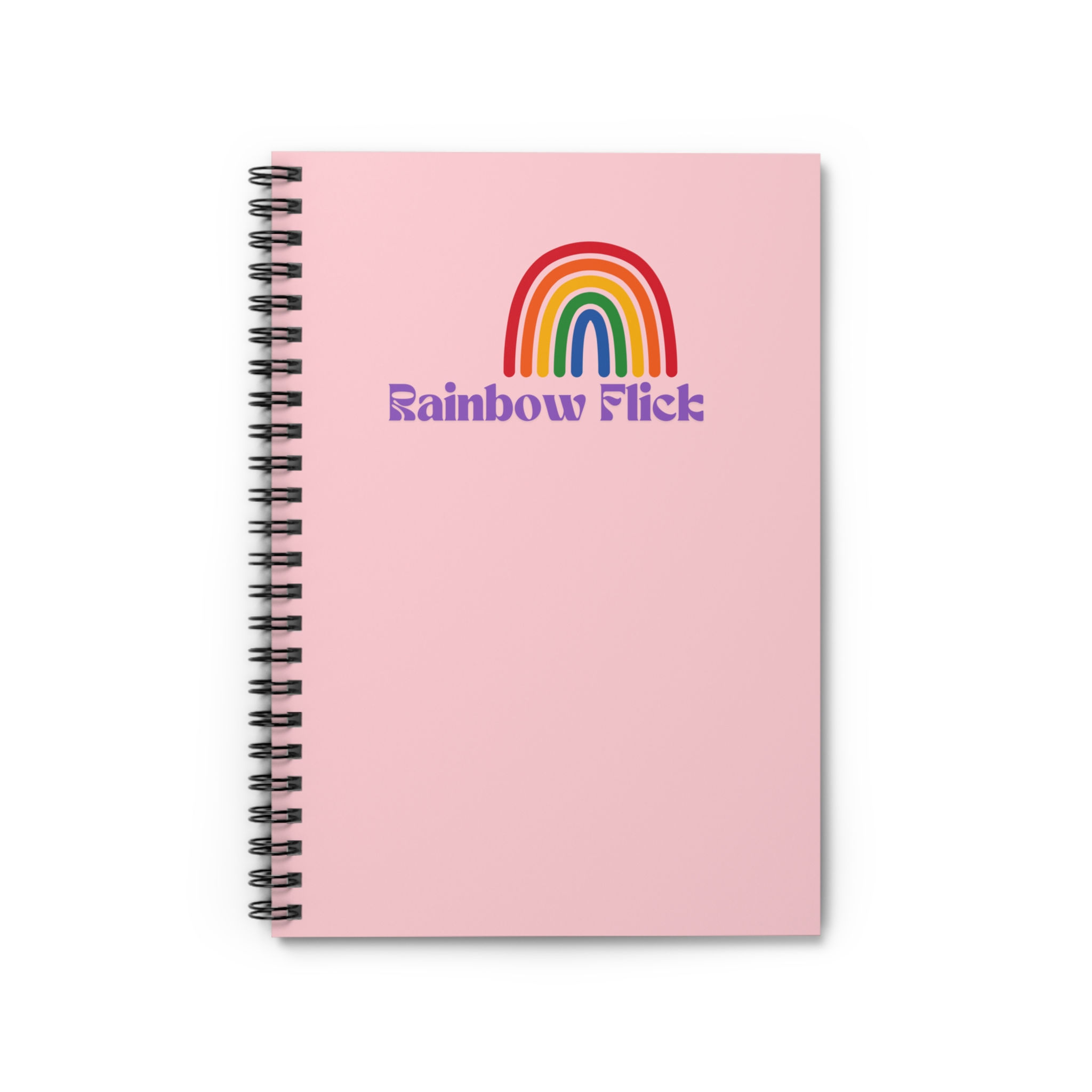Rainbow Flick Spiral Notebook - Ruled Line