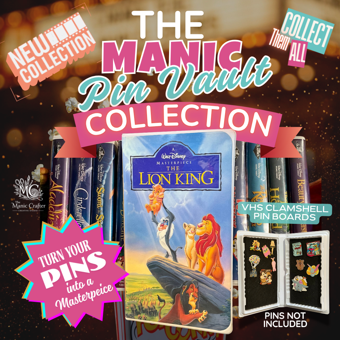 Lion King | Manic Pin Vault | Handmade VHS Display Case