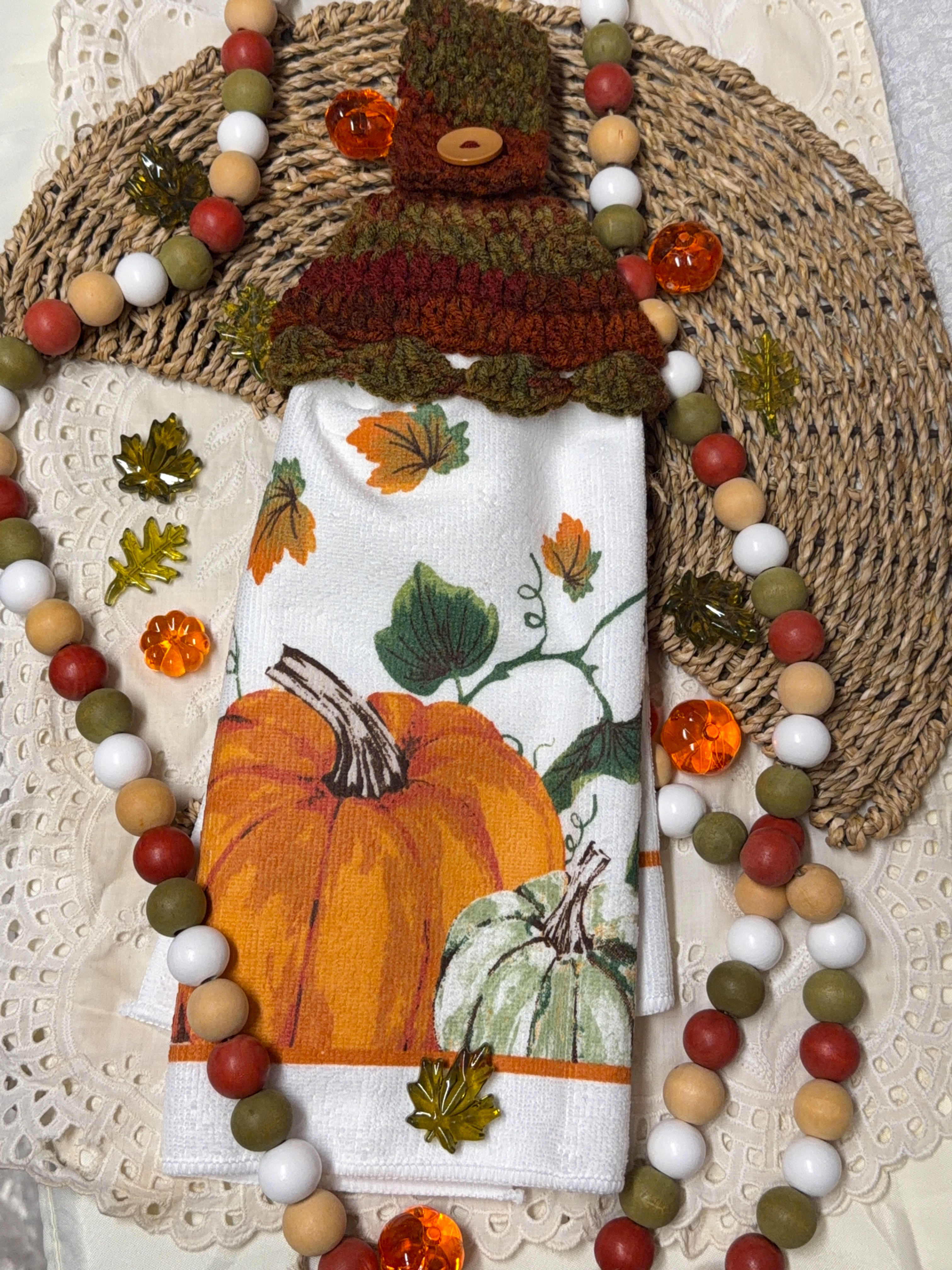 Lily of the Galley Kitchen Towel Holder Crochet Pattern | Digital Download
