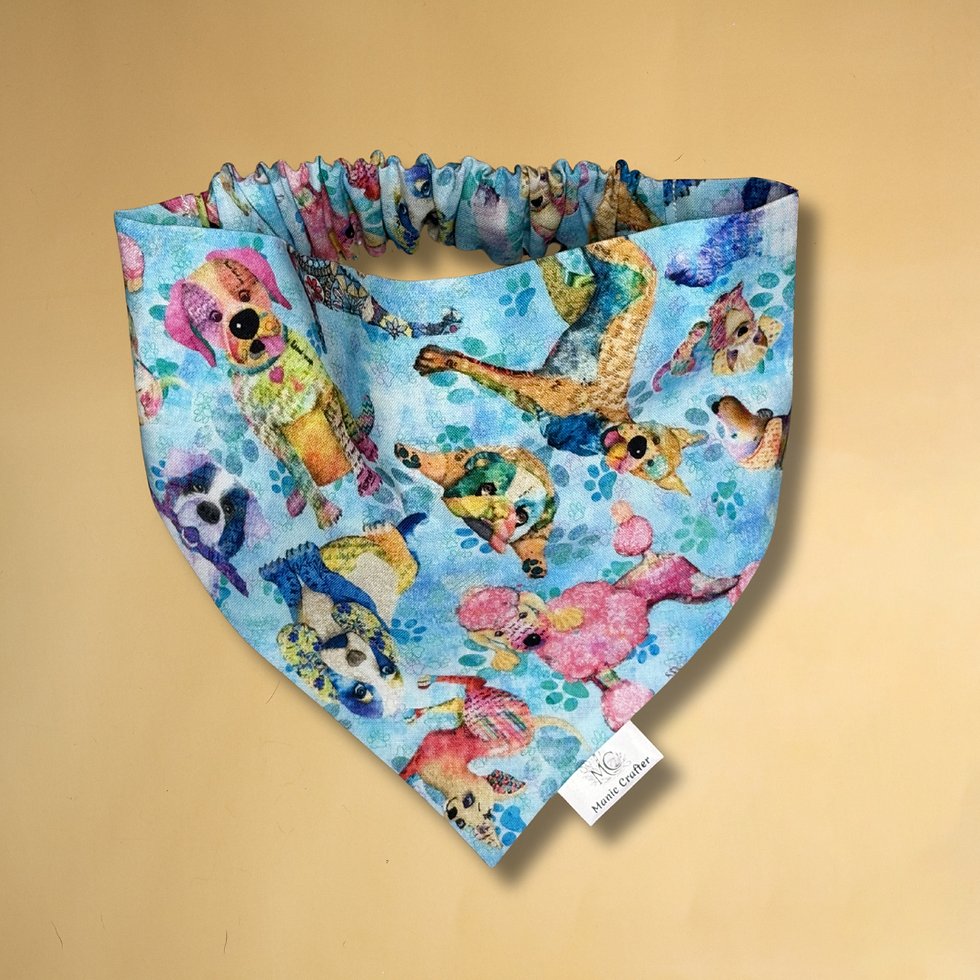 Thumbnail: Watercolor Dog Bandana