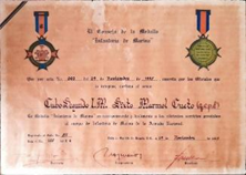 Diplomas CS. CIM. SIXTO MARMOL CUETO