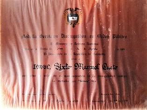 Diplomas CS. CIM. SIXTO MARMOL CUETO