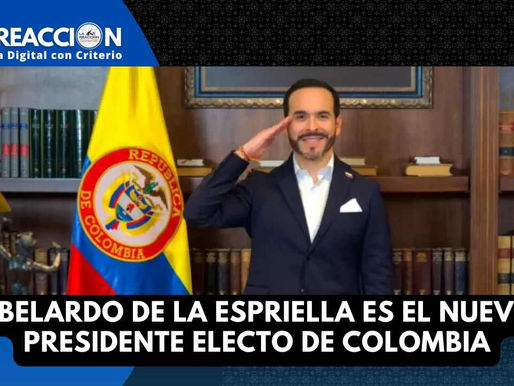 ABELARDO DE LA ESPRIELLA ES EL NUEVO PRESIDENTE ELECTO DE COLOMBIA