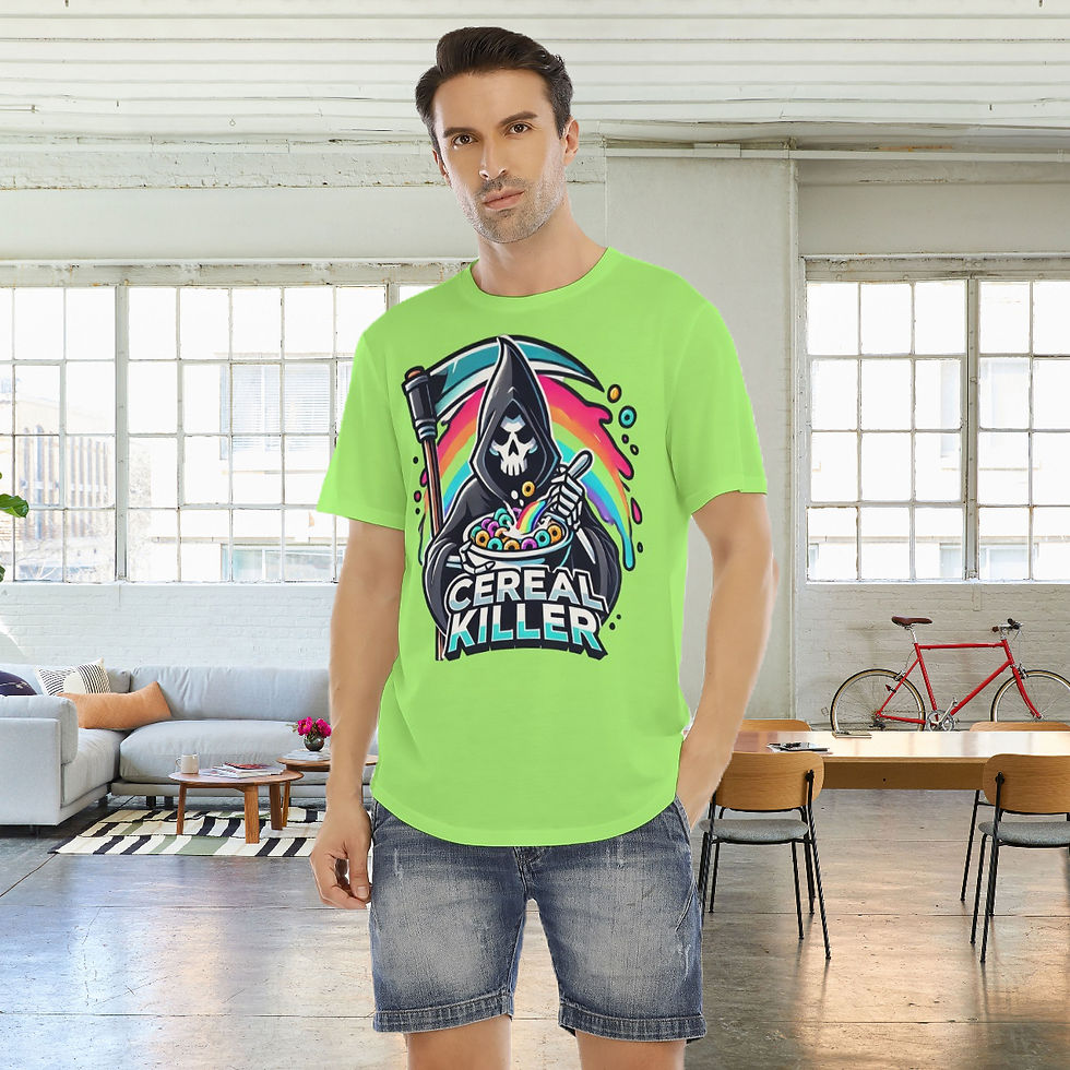 Cereal Killer Men's Short Sleeve Rounded Hem T-shirt
