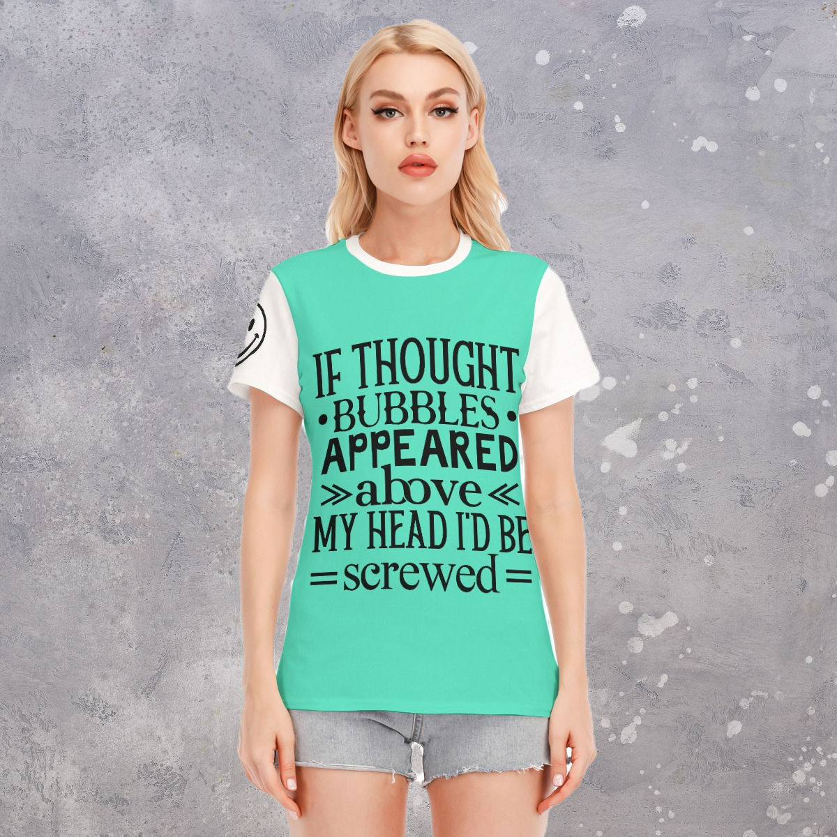 Thought Bubbles Women's Basic Cotton T-Shirt