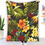 Thumbnail: Tropical Floral Single-Side Print Fleece Blanket