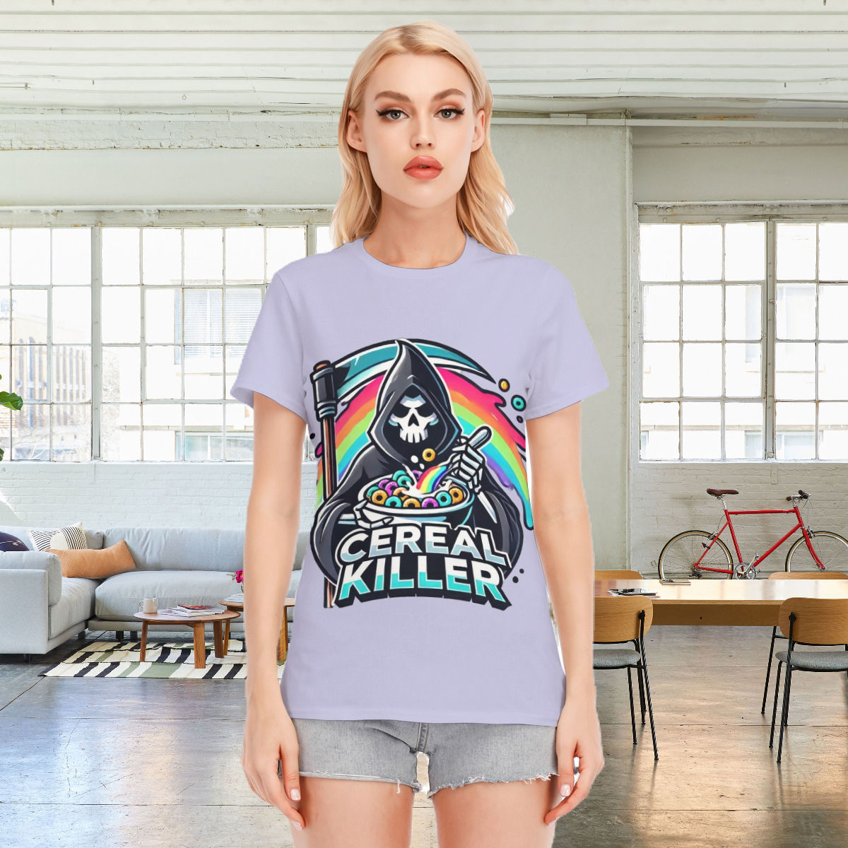 Cereal Killer Women's Basic Cotton T-Shirt