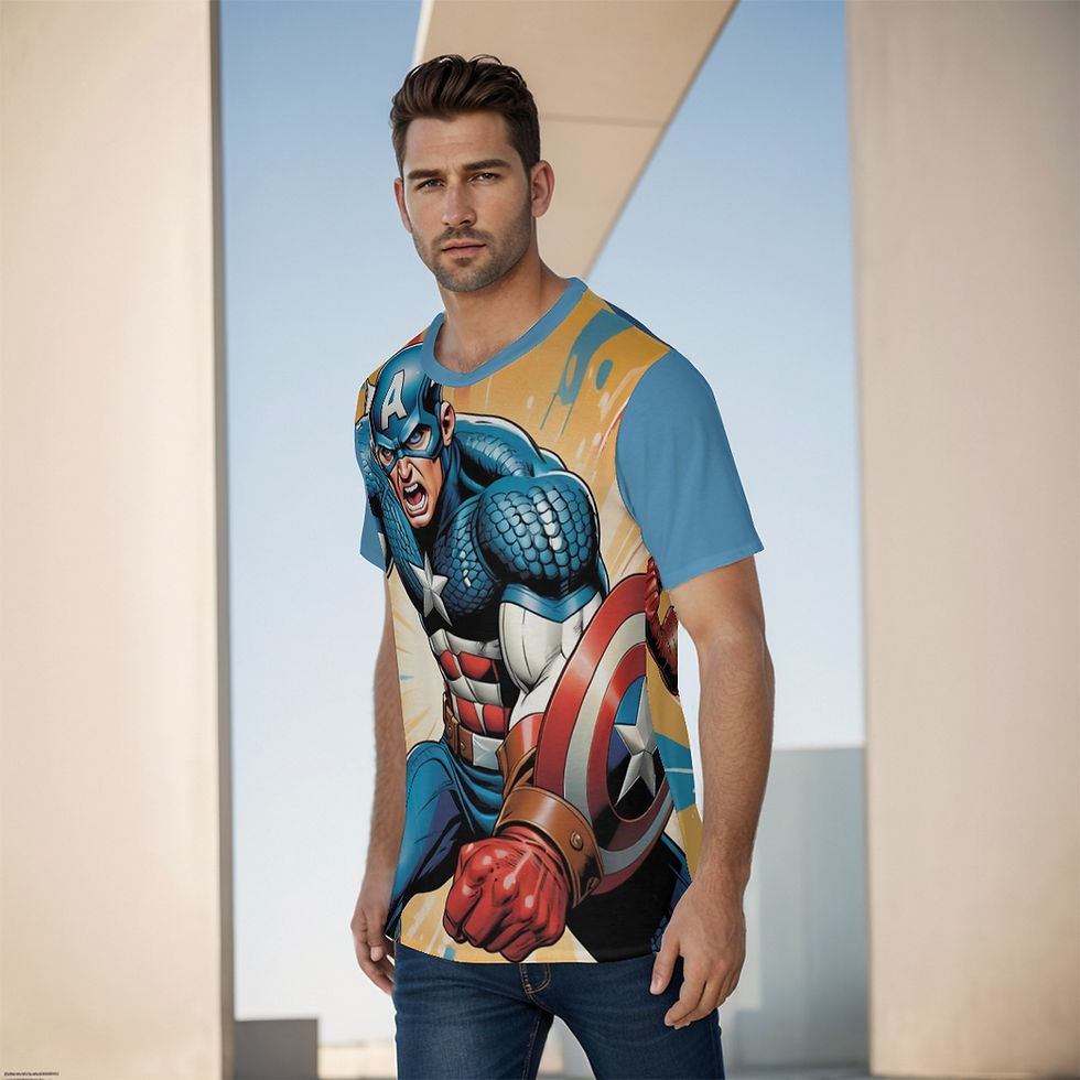 Thumbnail: All-Over Print Men's O-Neck T-Shirt