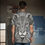Thumbnail: Mens Lion Black White Graphic Tee