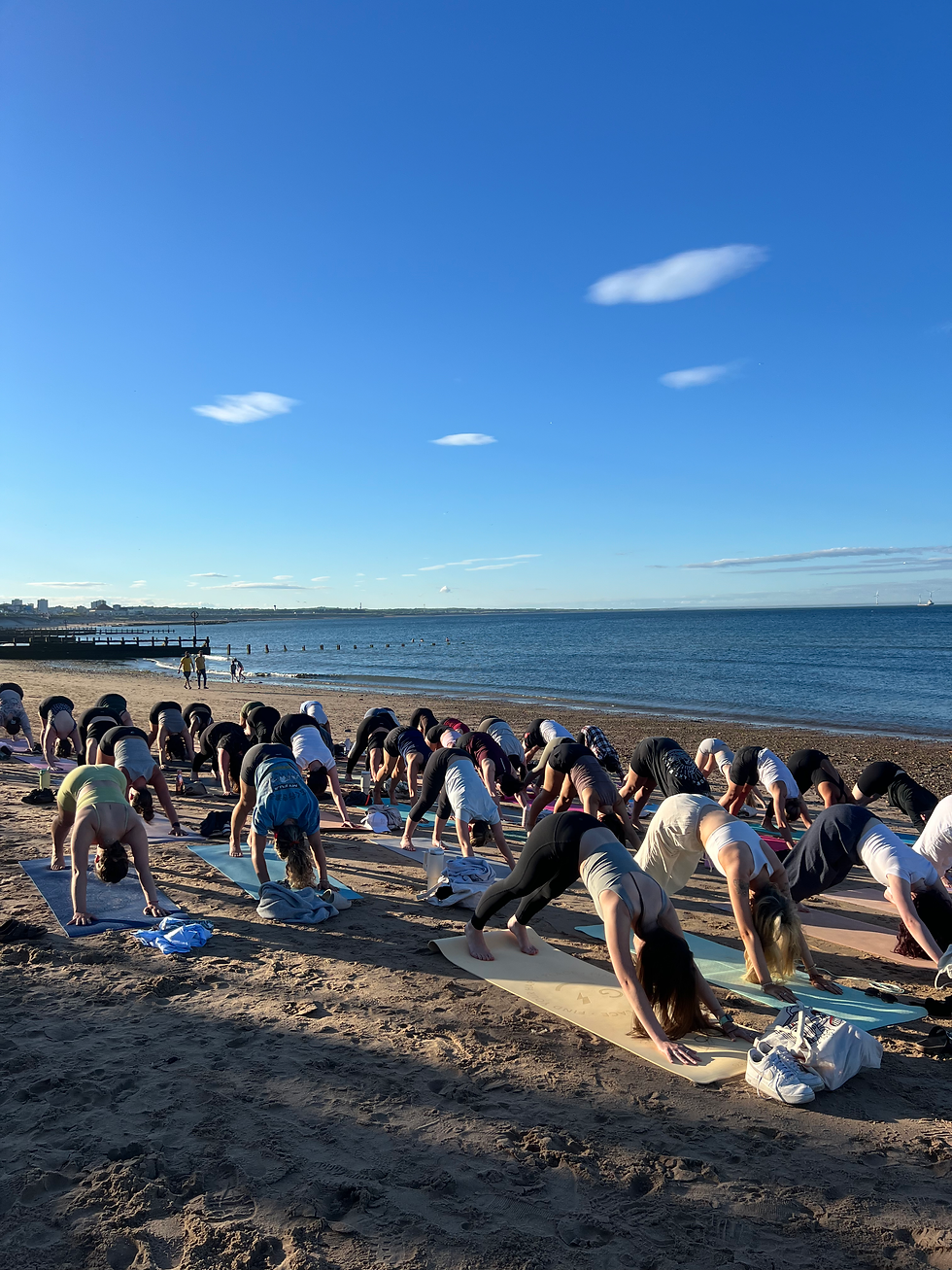Morning Beach Yoga 