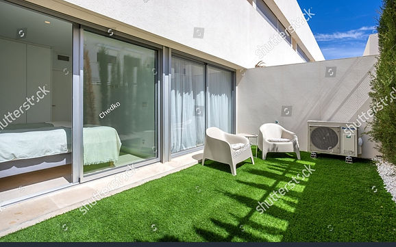 stock-photo-torrevieja-spain-april-cozy-private-garden-terrace-outside-the-bedroom-featuri