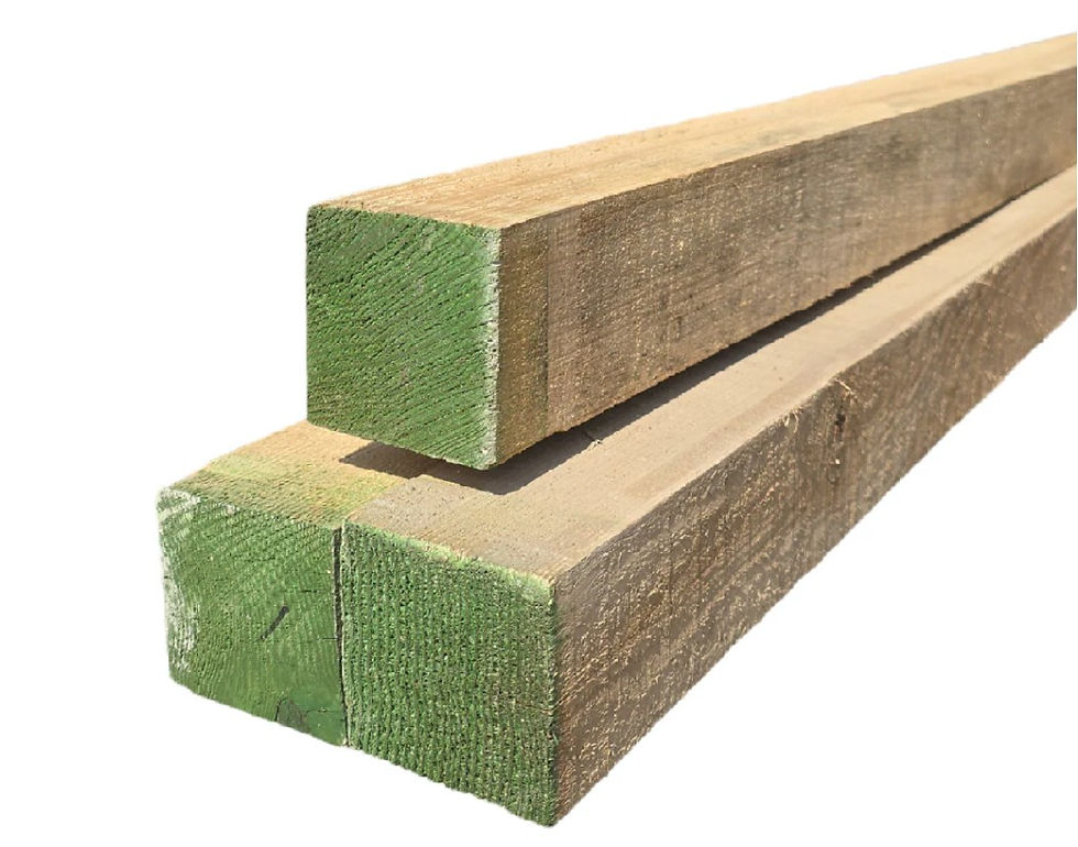 WHITE WOOD (MURABA) 2"x2" LIGHT DUTY