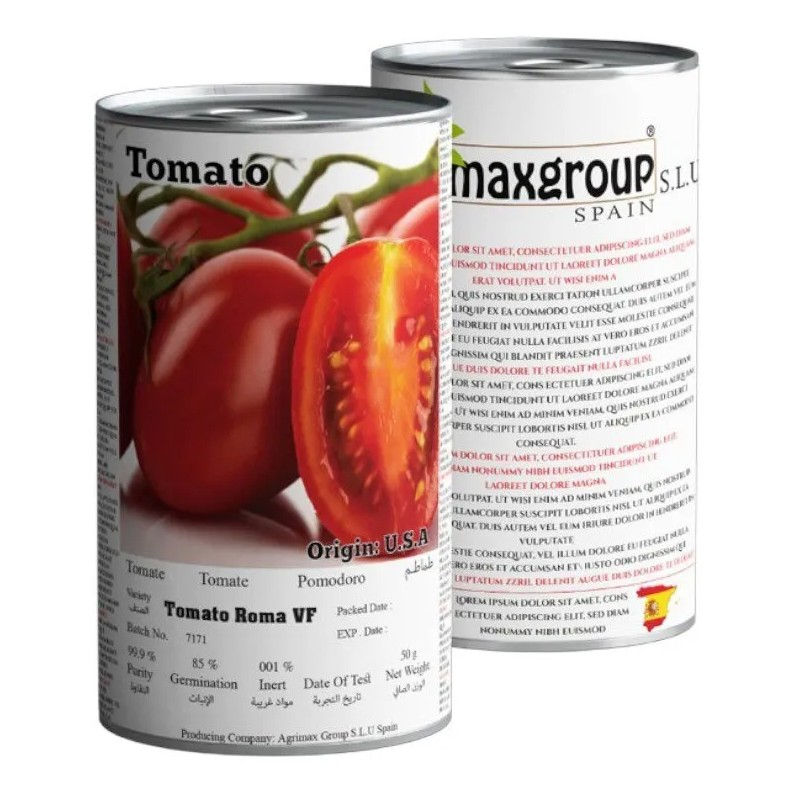 Agrimax Tomato Roma Premium Quality Seeds (Made in Spain) by AgrimaxGroup