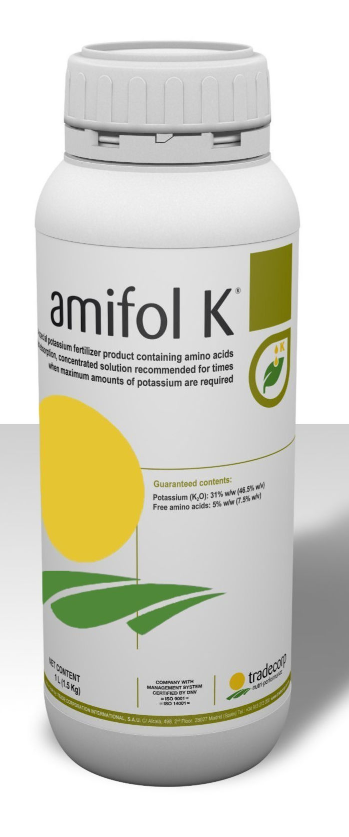 Amifol K High Concentration of Liquid Potassium Fertilizer Containing Amino Acid