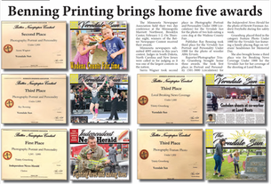 Benning Printing brings home five awards
