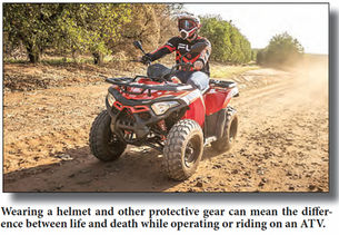 When not operated properly, ATVs could be deadly