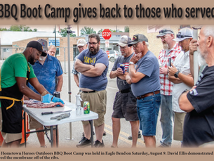 BBQ Boot Camp Gives Back to Those who Served