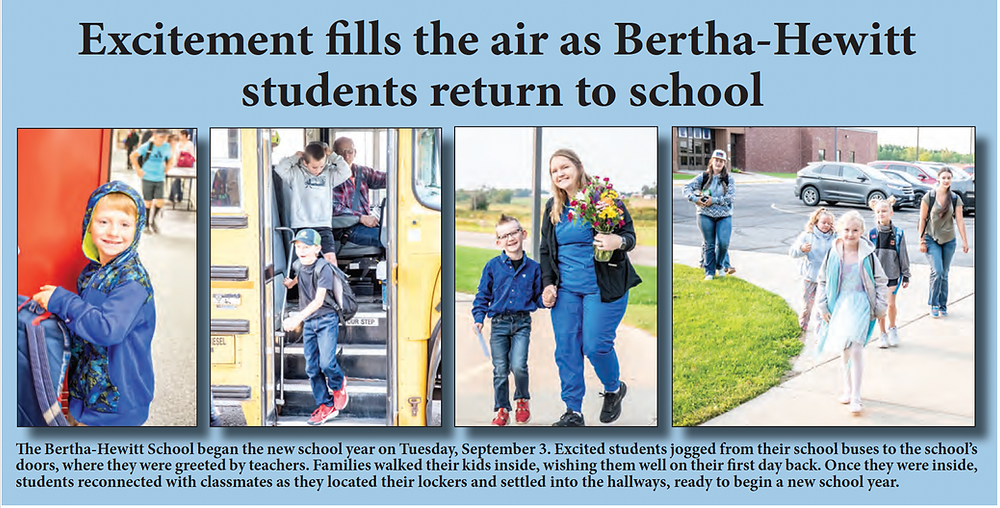 Excitement fills the air as BerthaHewitt students return to school