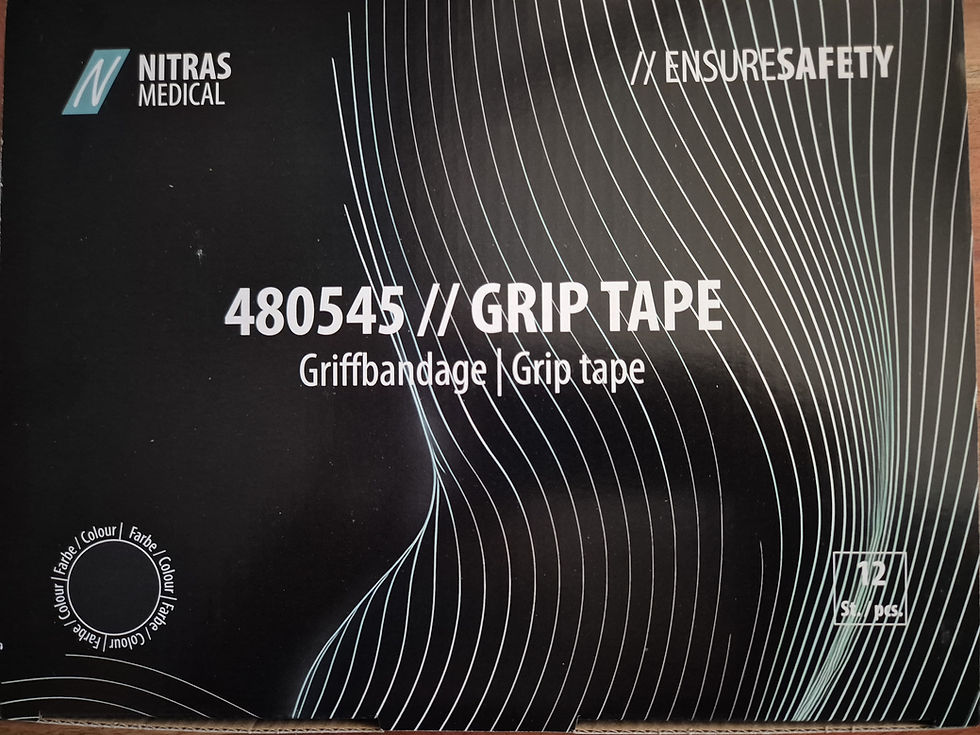 NITRAS MEDICAL ENSURESAFETY 480545 GRIP TAPE Griffbandage, 12 Stück