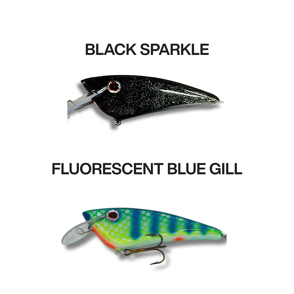 Thumbnail: 7" Boss Shad Muskie Trolling Lure - Shallow or Deep