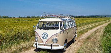 Kombi t1 beige y blanco