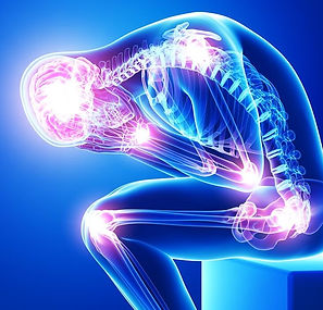 Image highlighting pain within the body