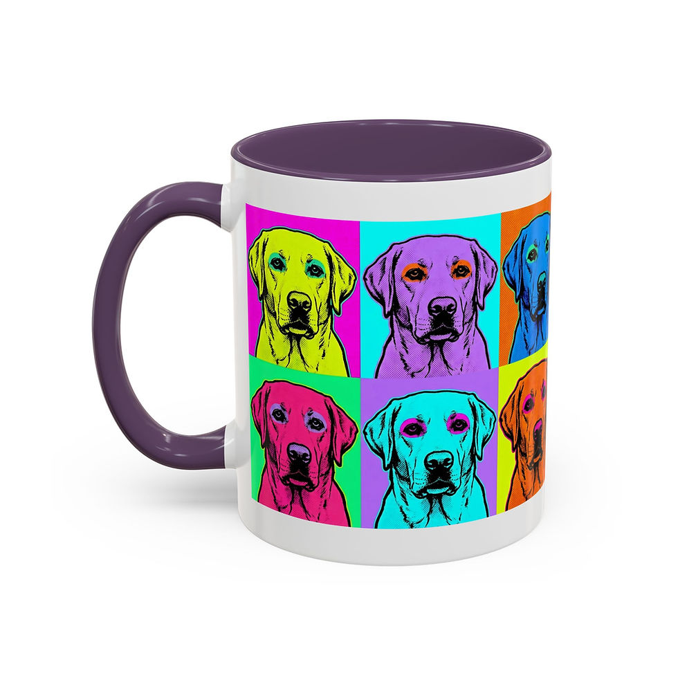 Thumbnail: Pop Art Labrador Mug | Accent Coffee Mug 11oz 15oz