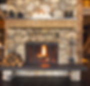 Rustic Fireplace