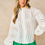 Thumbnail: Sophie Cotton Lace Trim Shirt in White