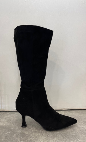 Kitty Black Kitten Heel Boots | Best Kept Secret