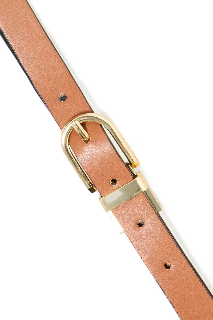 Thumbnail: B Young Tan Black Reversible Belt