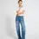 Thumbnail: Pulz Mid Denim Wide Leg Jeans