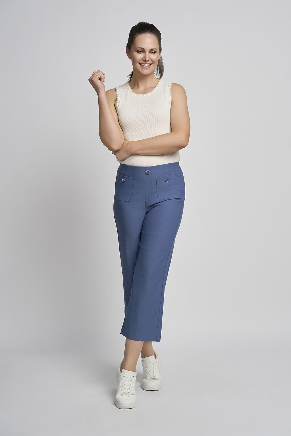 Thumbnail: Chloe Stylish Wide Leg Culottes 