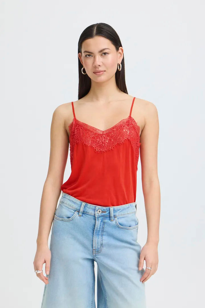 Thumbnail: Ichi Lucy Jersey Vest Top