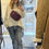 Thumbnail: Maxi Half Moon Leather Crossbody Bag