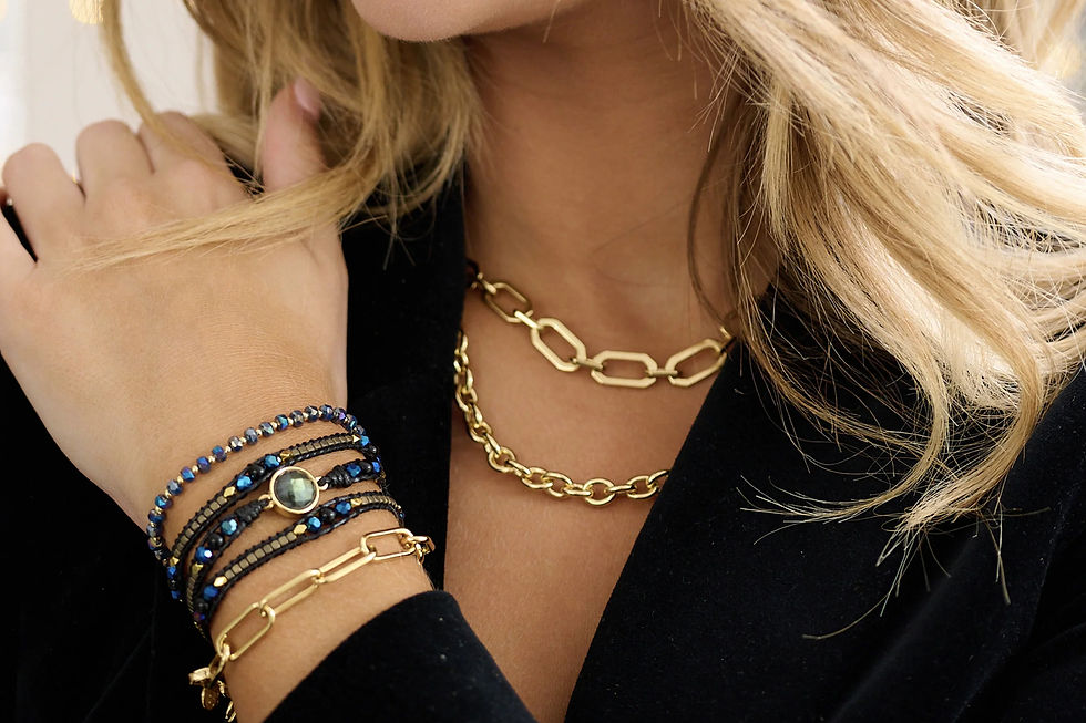 Thumbnail: Ukelele Gold Chain Bracelet