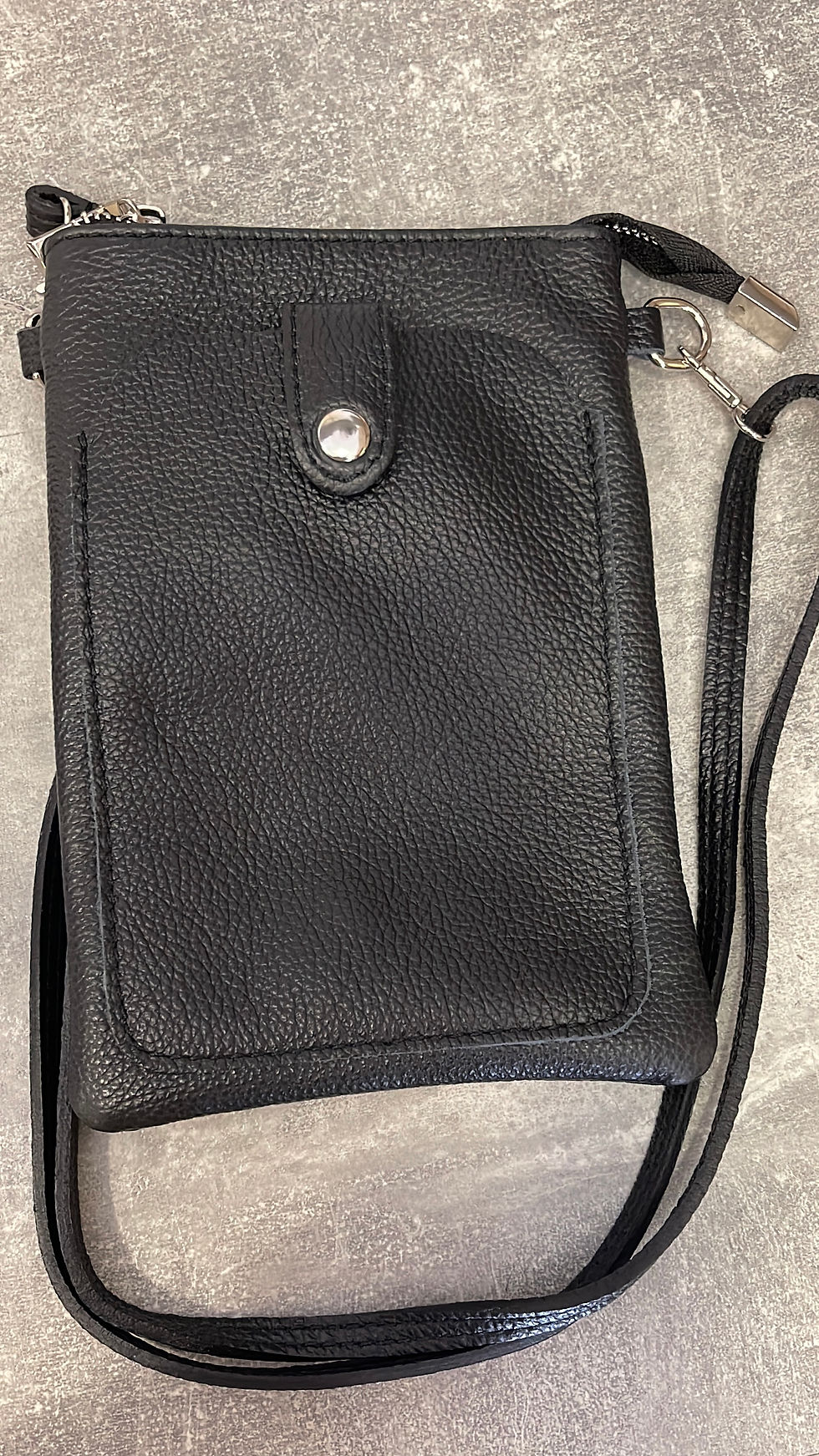 Thumbnail: Large Leather Mobile Phone Bag
