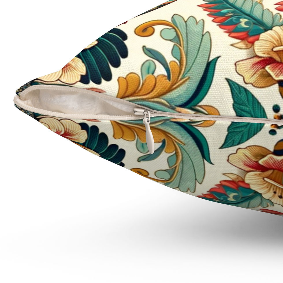Miniatura: Hummingbird Harmony - Spun Polyester Square Pillow