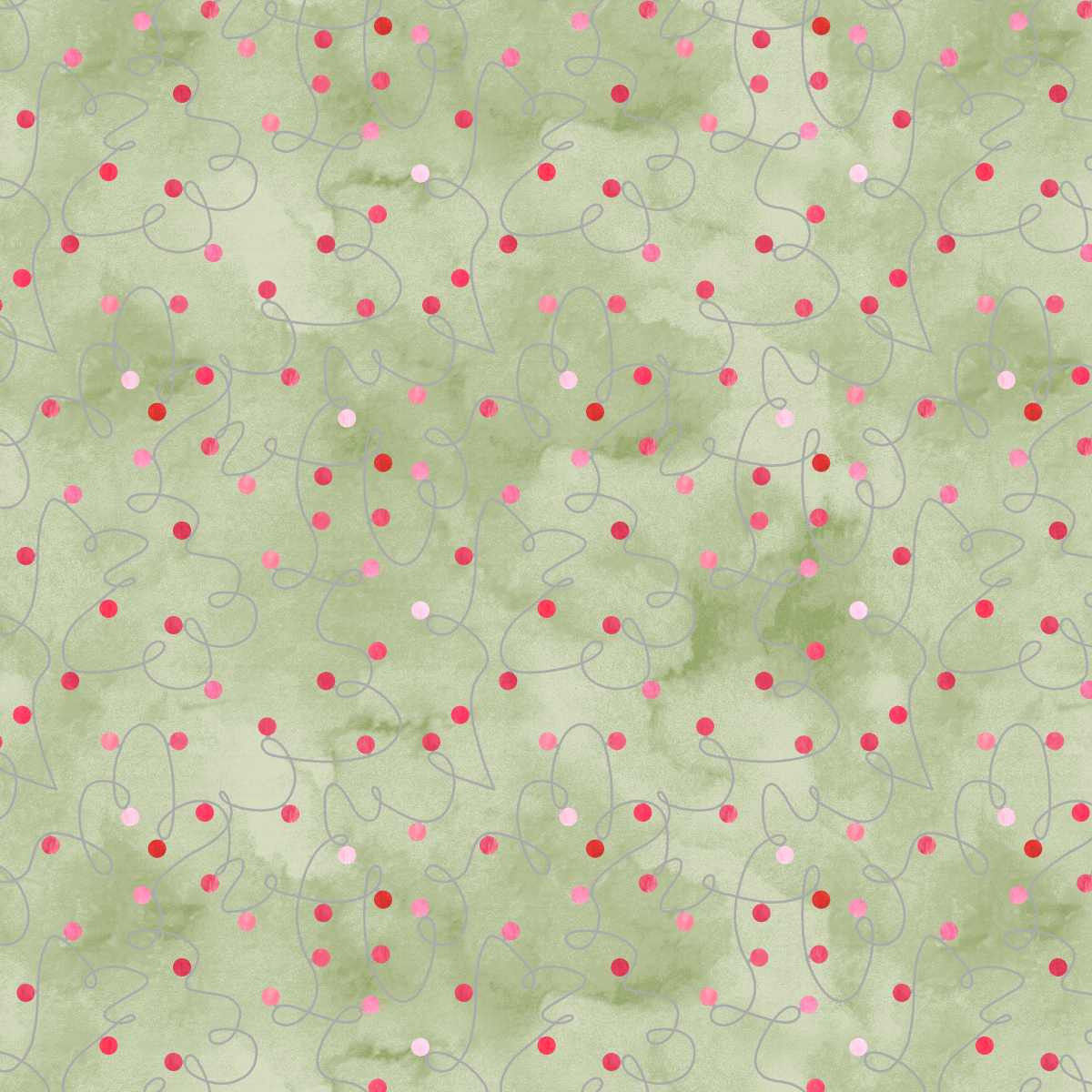Christmas in Color - Light String - Sage