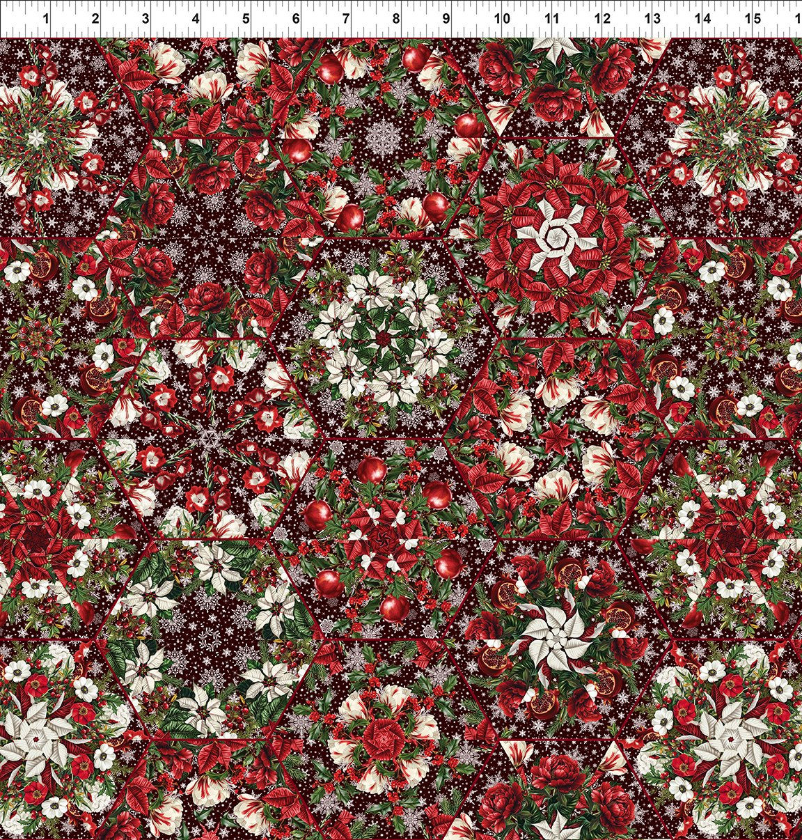 Winter Enchantment - Red Kaleidoscope
