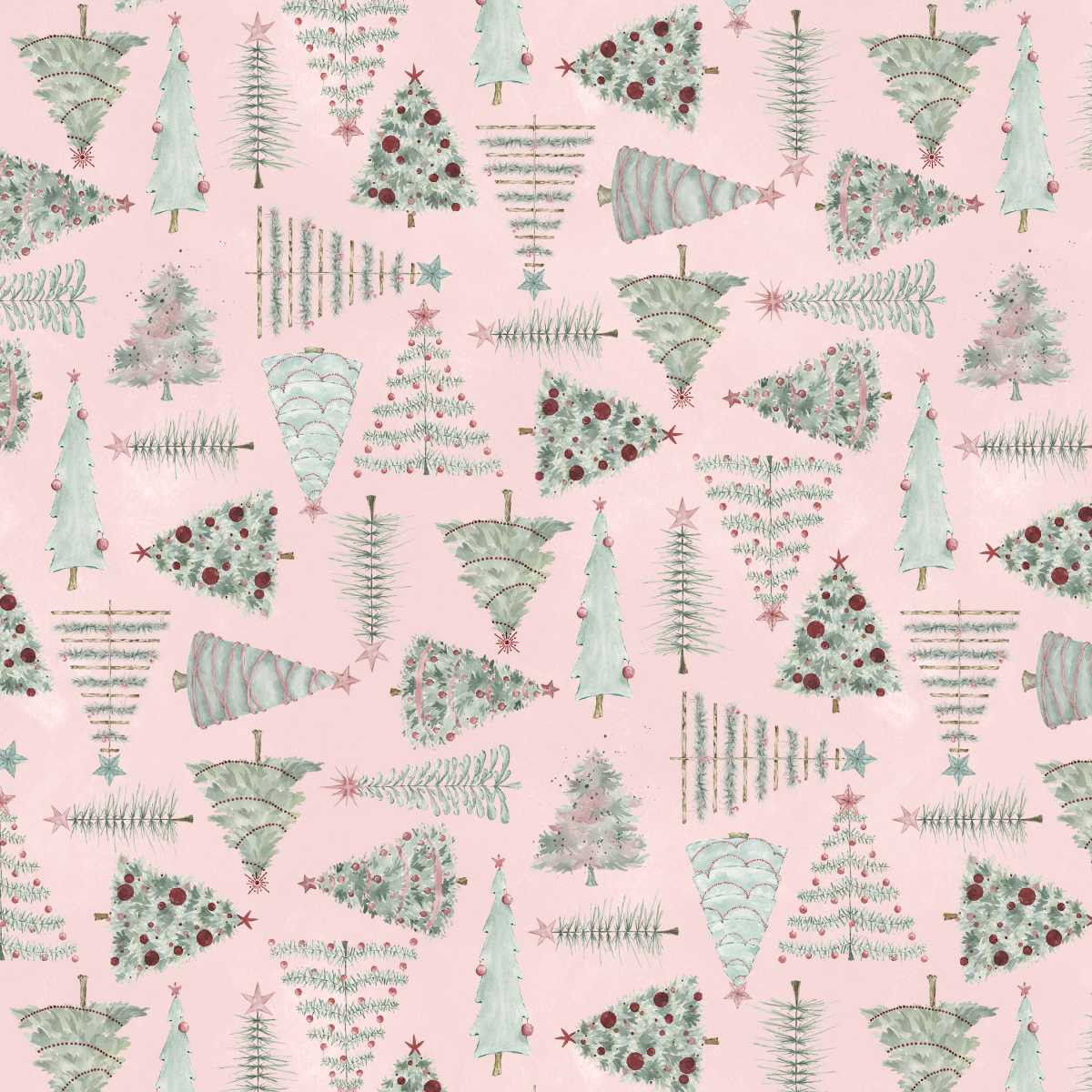 Studio E Fabrics - Just a Dusting - Tree Lot Champagne