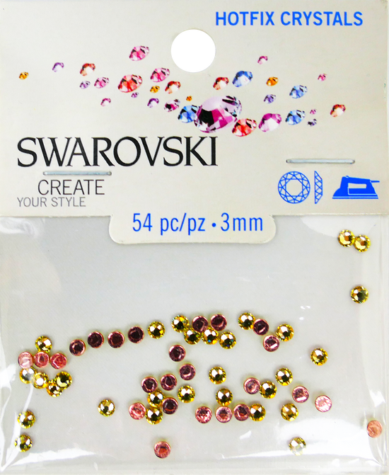 Thumbnail: Floriani Swarovski Crystals 3 mm - Assorted Colors