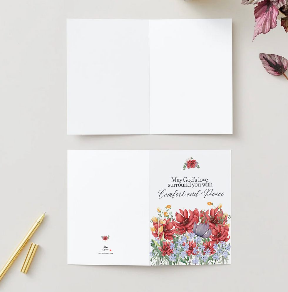Thumbnail: Comfort and Peace | 5X7 Blank Greeting Card