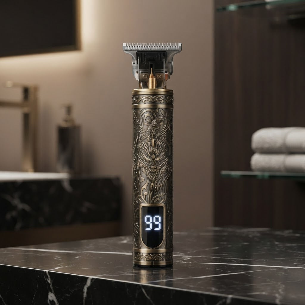 Get Barber-Grade 0mm Fades at Home with the T9 Trimmer.