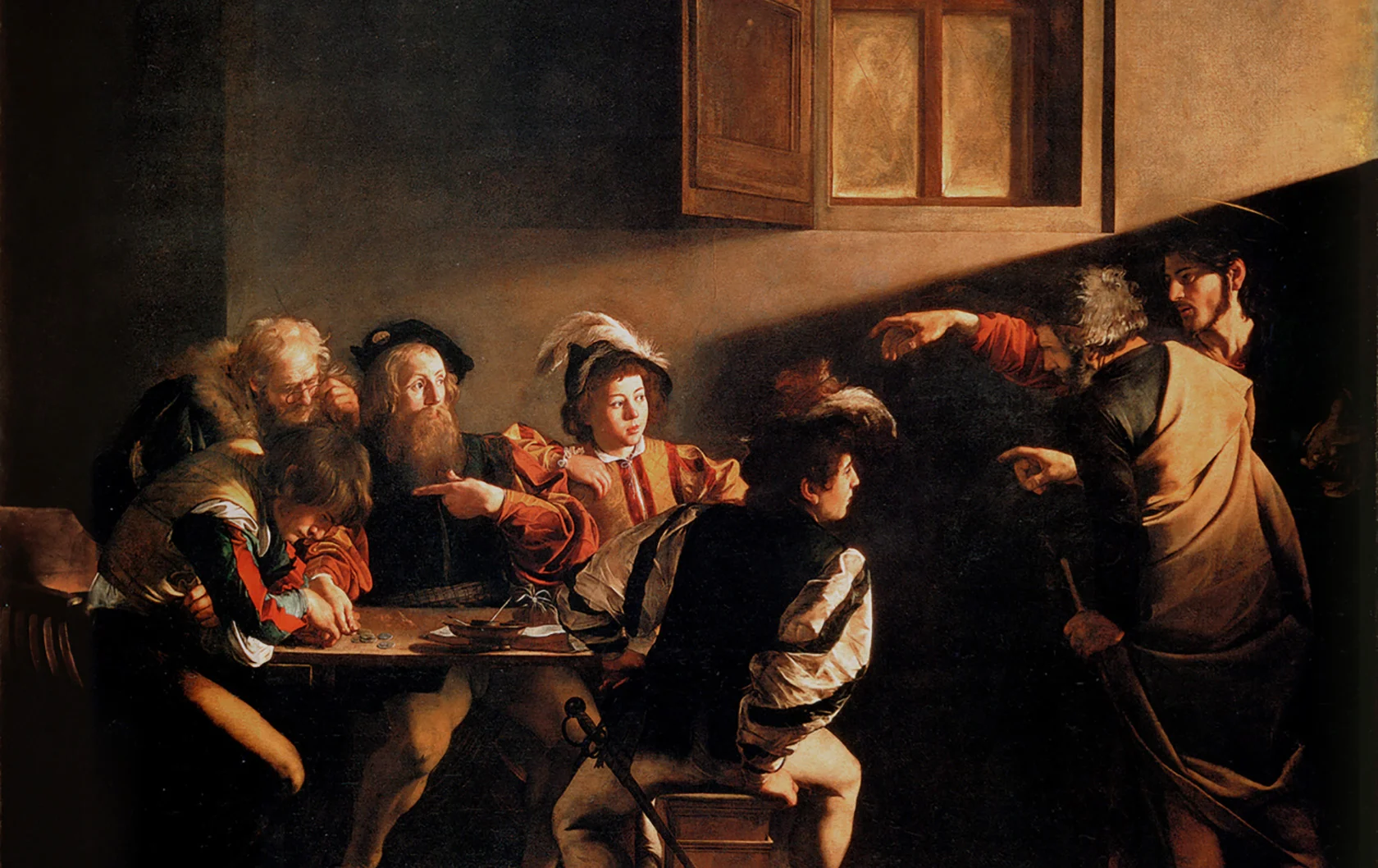 Caravaggio-Michelangelo_Merisi_da-The_Calling_of_Saint_Matthew