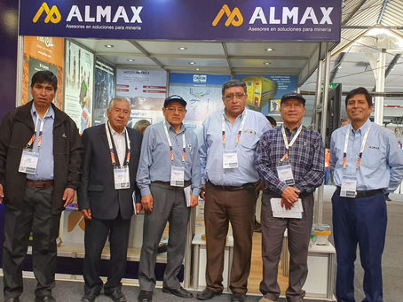 Almax agradece la visita de UNDAC en su stand de EXTEMIN 2019