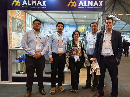 Almax agradece la visita de Minera Bateas a su stand en EXTEMIN 2019