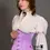 Thumbnail: Satin waist training corset-side
