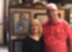 Mary Jane and Dick Hadley pose for a picture together.