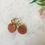 Thumbnail: Small Blush Paddle Earrings